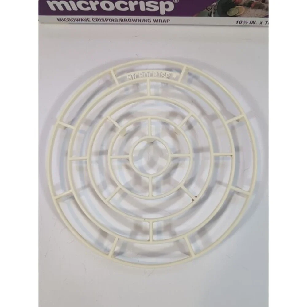 Microcrisp Kit‎ ~ 2 Microwave Crisping  Browning Wrap With Tray Cookbook Manual